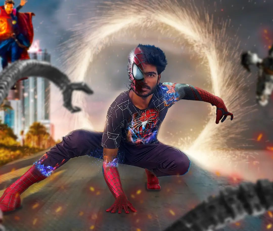 Spiderman photoshop student project