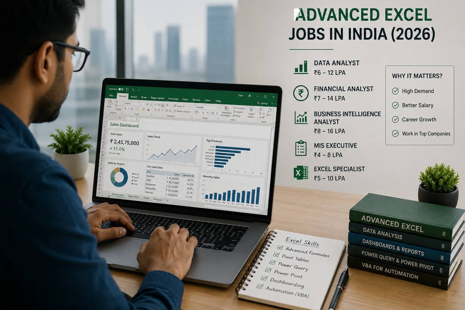 Advanced Excel Jobs in India (2026) With High Salary