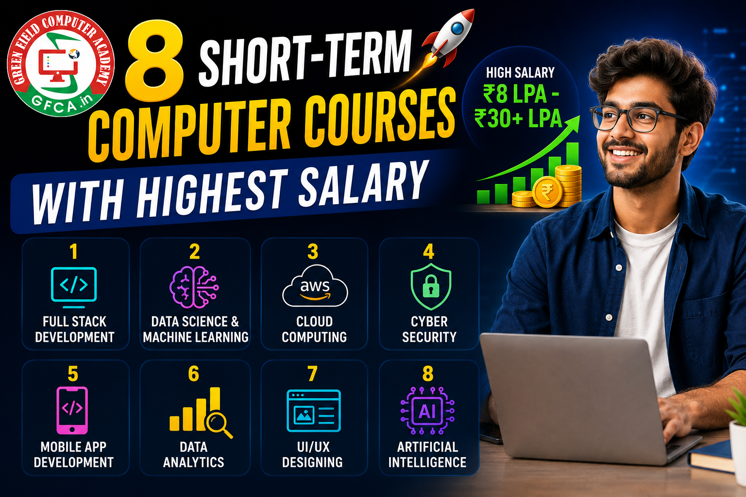 Few Computer Curses 8 Best Short Computer Courses for High Income