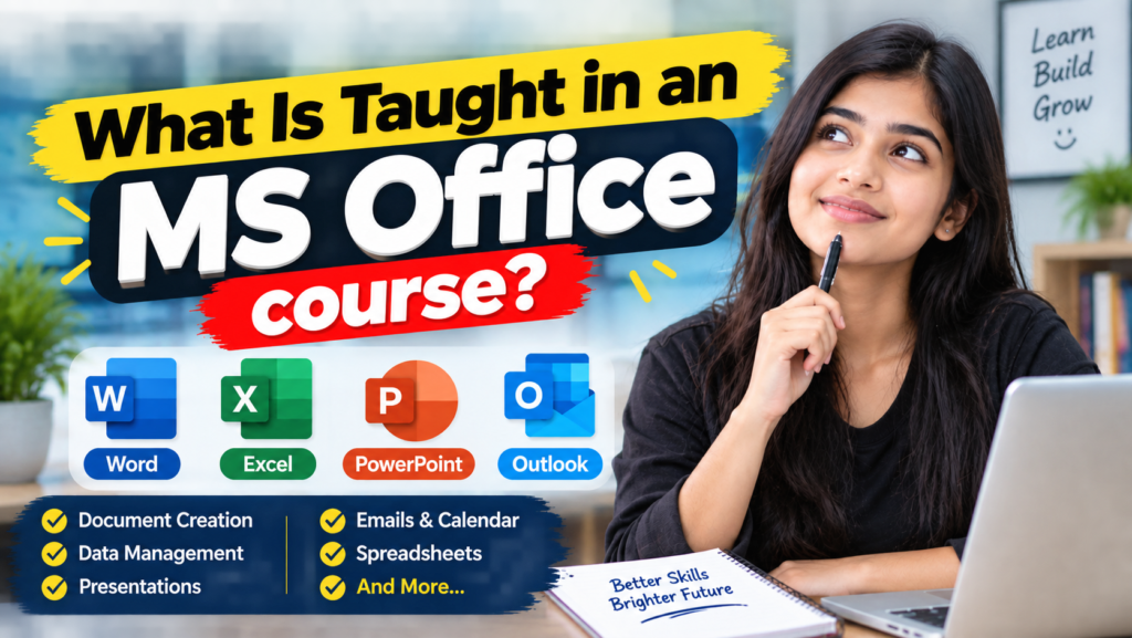 What Is Taught in an MS Office course?
